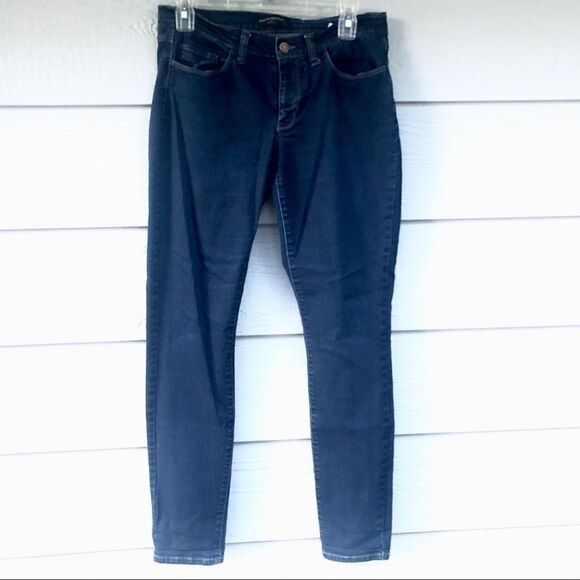 Banana republic dark wash Rinse mid rise skinny jeans -6R - Picture 3 of 12